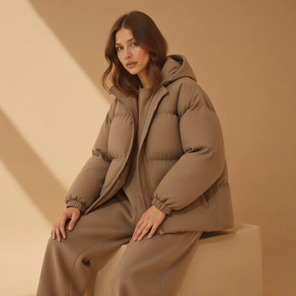 Amelie | Elegante Winterjacke für Frauen Mit Kapuze 1