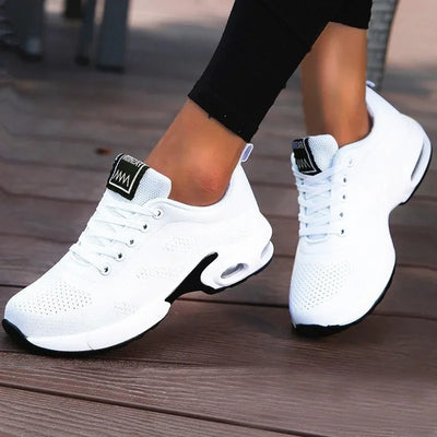 Damen Sneakers - Atmungsaktive Plattform-Schuhe mit Chunky Sohle für Sport und Freizeit 1