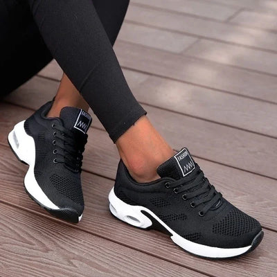 Damen Sneakers - Atmungsaktive Plattform-Schuhe mit Chunky Sohle für Sport und Freizeit 8